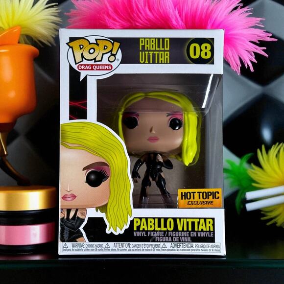 Funko Pop Unopened Pabllo Vittar 08 Drag Queen Hot Topic Exclusive Vinyl Figure - Picture 1 of 6